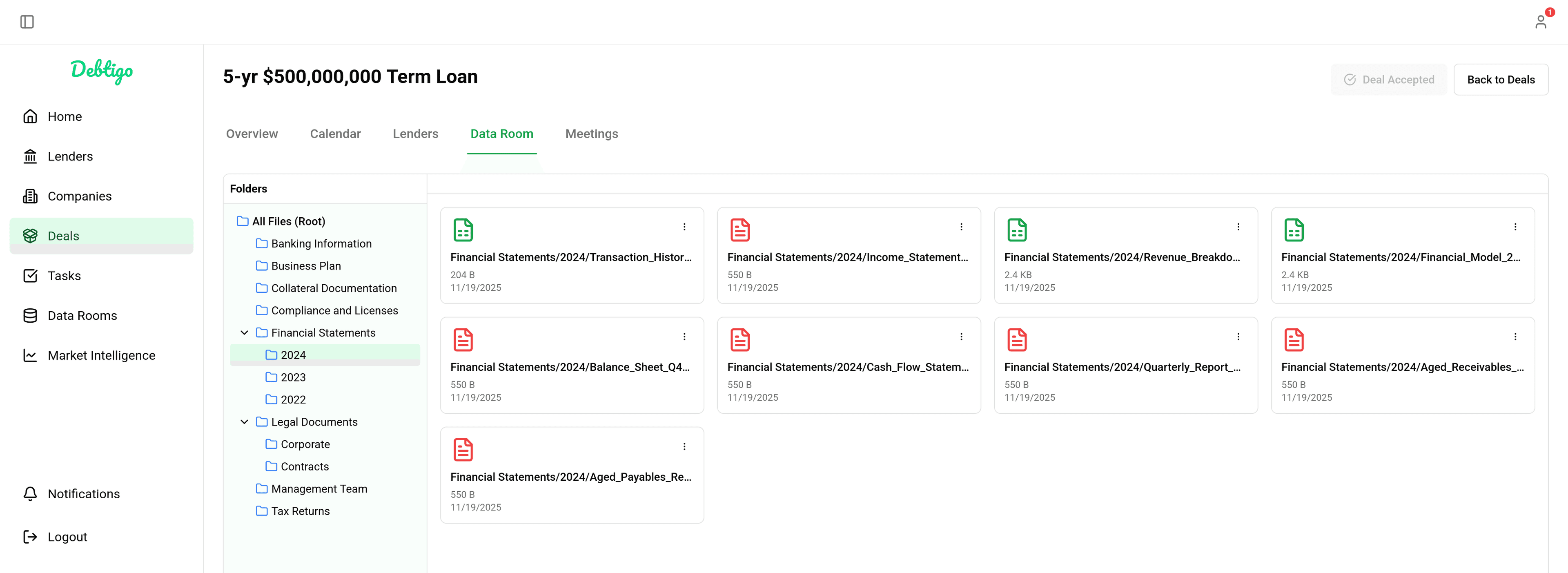 Debtigo platform screenshot 4