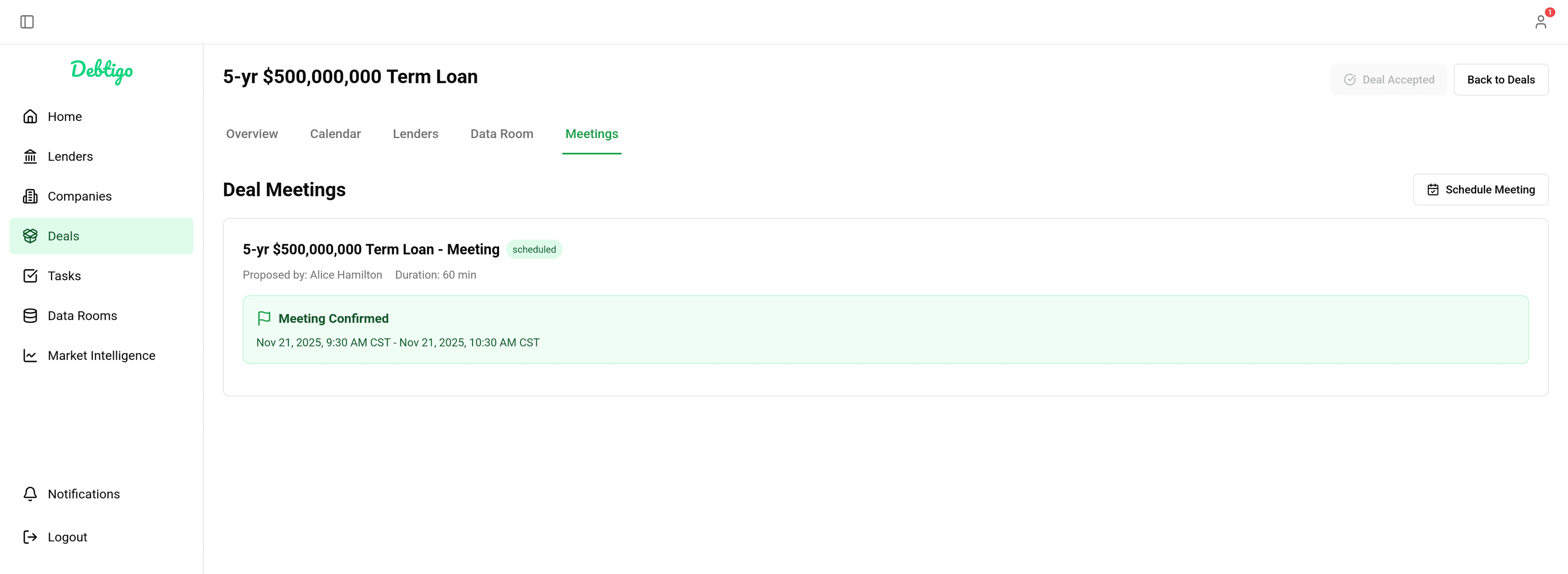 Debtigo platform screenshot 5